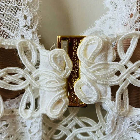 [Moving Sale] For Love&Lemons Lace Pattern Sleeveless Mini Dress - Picture 6 of 7